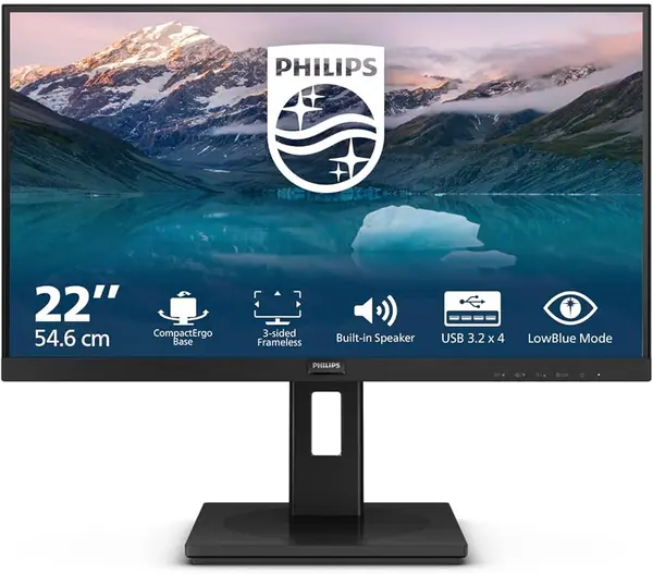 Philips 21.5" 222S9JML Full HD VA LCD Monitor