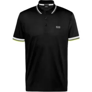 Boss Boss Paddy Short Sleeve Polo Shirt Mens - Black