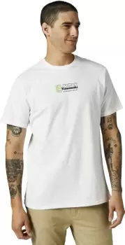 FOX Kawasaki Premium T-Shirt, white, Size XL, white, Size XL