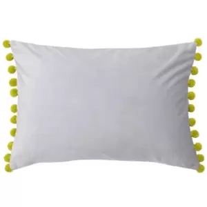 Paoletti Fiesta Rectangle Cushion Cover (35 x 50cm) (Dove/Bamboo)