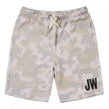 Jack Wills Kids Boys Camouflage Block Shorts - Marshmallow