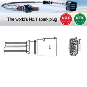 NGK OZA629-V13 / 1350 Lambda Sensor Zirconia Type Oxygen O2 Exhaust Probe