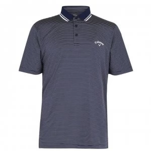 Callaway Micro Stripe Golf Polo Shirt Mens - Peacoat