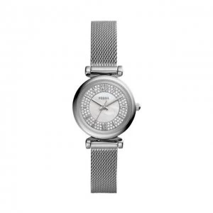 Fossil White And Silver 'Carlie Mini' Dress Watch - ES4837