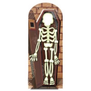 Skeleton Stand In Lifesize Cardboard Cut Out