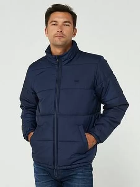 Sunset Short Puffer - Blue