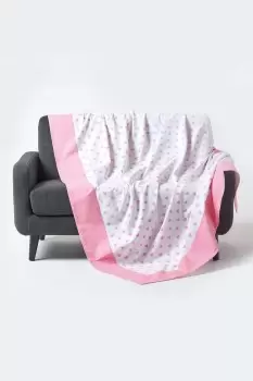 Cotton Heart Decorative Sofa Throw