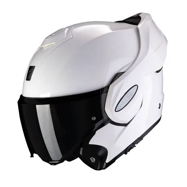 Scorpion Exo-Tech Evo Solid White Modular Helmet XL