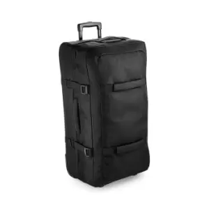 BagBase Escape Check-In Wheelie Bag (One Size) (Black)