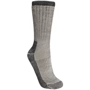 Trespass Mens Stroller Merino Wool Hiking Boot Socks (1 Pair) (7/11 UK) (Grey Marl)