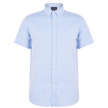 Howick Oxford Short Sleeve Shirt - Sky