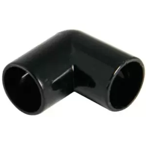 Floplast - 45 ° bend overflow Black - Black