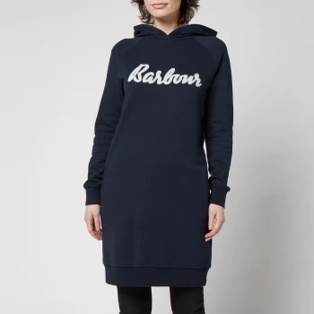 Barbour Womens Otterburn Hoodie Dress - Navy - UK 8