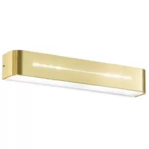 Ideal Lux Posta Up & Down Wall Lamp Brass 62cm