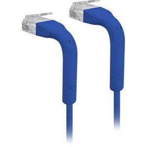 Ubiquiti UC-PATCH-RJ45-BL UniFi Cat6 Ethernet Patch Cable - 22cm Blue