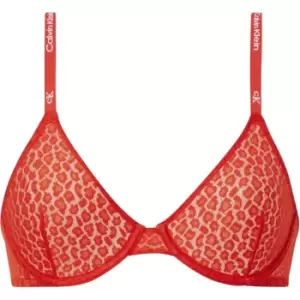 Calvin Klein Unlined Demi - Red