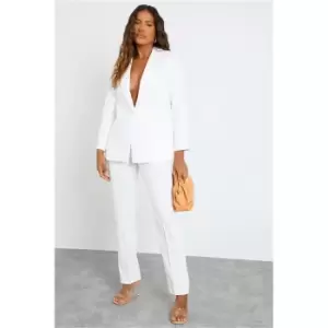 I Saw It First Cream Ultimate Oversized Blazer - White