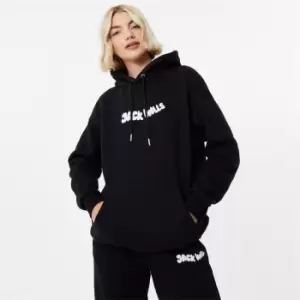 Jack Wills Graphic Hoody - Black