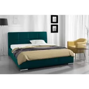 Envisage Trade - Simplier Upholstered Beds - Plush Velvet, Super King Size Frame, Green - Green