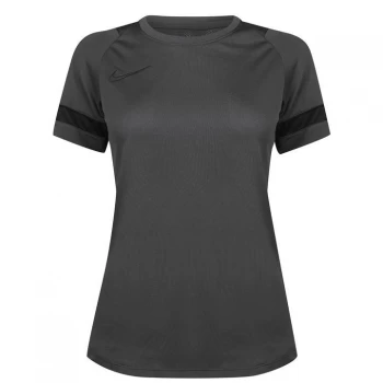 Nike Dri-FIT Academy Womens Short-Sleeve Soccer Top - Grey