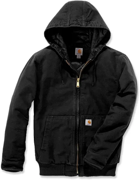 Carhartt Duck Active Jacket, black, Size M