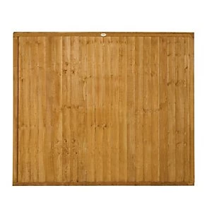 Forest Garden Dip Treated Closeboard Fence Panel - 6 x 5ft Pack of 5