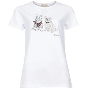 Barbour Womens Highlands Tee White 14