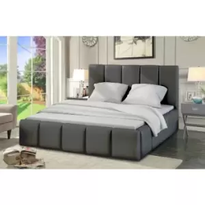 Envisage Trade - Lurita Upholstered Beds - Plush Velvet, King Size Frame, Grey - Grey