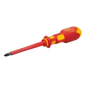 King Dick 22382 VDE Pozidriv Screwdriver PZ2 - 6 x 100mm