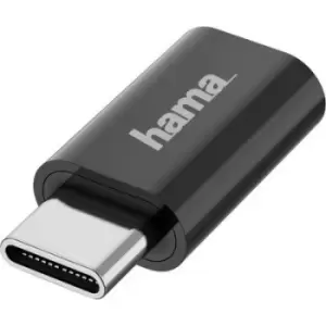 Hama USB 2.0 Adapter [1x Micro USB socket - 1x USB-C plug]