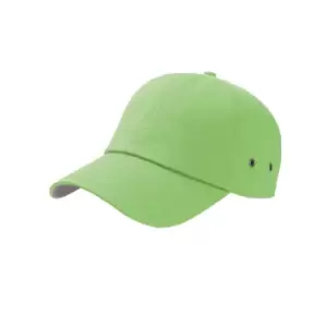 Atlantis Action 6 Panel Chino Baseball Cap (One Size) (Green)