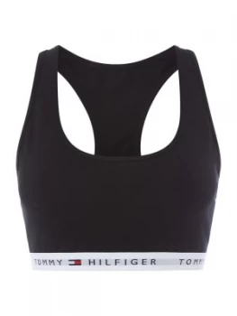 Tommy Hilfiger Iconic cotton bralette Black