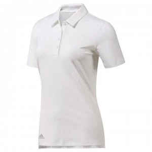 adidas Ultra 365 Short Sleeve Polo Shirt Ladies - White