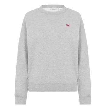 Levis Standard Crew Sweater - HEATHER GREY