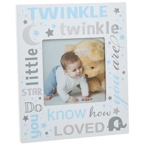 Twinkle Twinkle Baby Boy Frame 4x4