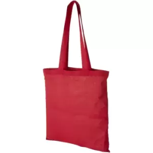 Bullet Carolina Cotton Tote (38 x 42 cm) (Red)