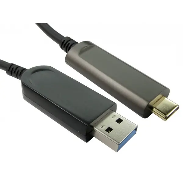 Cables Direct 5m Active Optical USB 3.1 Type-A Male to Type-C Male