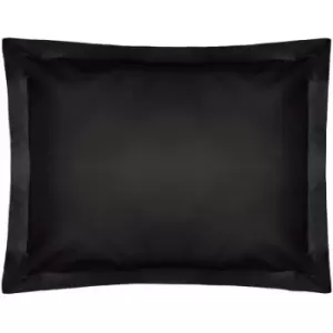 Belledorm 200 Thread Count 100% Egyptian Cotton Oxford Pillow Case, Black