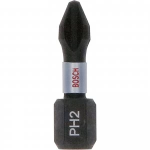 Bosch Impact Control Torsion Phillips Screwdriver Bits PH2 25mm Pack of 25