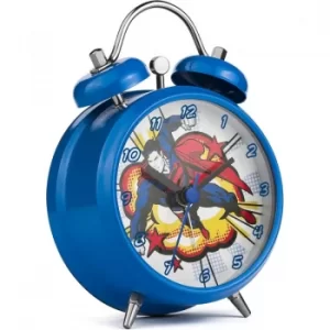 Character Superman Mini Twin Bell Alarm Alarm Clock