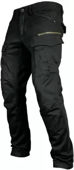 John Doe Defender Mono Motorcycle Textile Pants, black, Size 36, black, Size 36
