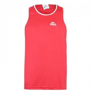 Lonsdale Box Vest Mens - Red/White