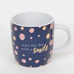 Bellini Stoneware Mug - Start With A Smile