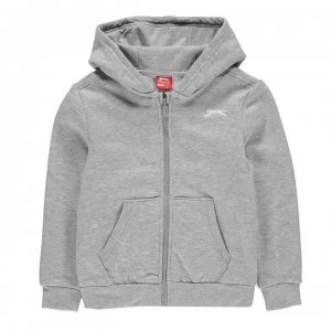 Slazenger Zipped Hoody Junior - Grey Marl