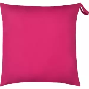 furn. Plain Neon Large 70cm Outdoor Floor Cushion Pink - Pink