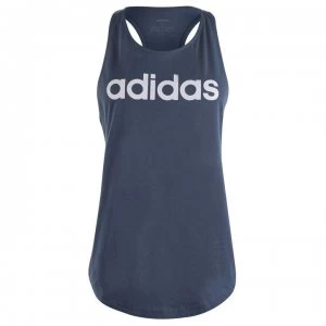 adidas Womens Essentials Linear Loose Tank Top - Tech Ink