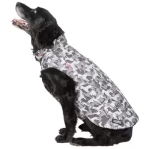Trespass Charly Waterproof Windproof Printed Dog Rain Coat L - Back 21.6', Torso 35.4', Neck 19.7'