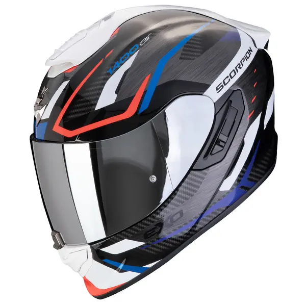 Scorpion EXO-1400 Evo II Air Accord Black Blue White Full Face Helmet 2XL