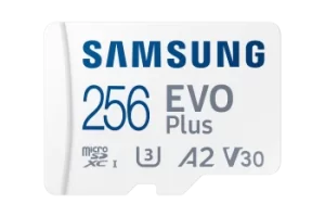 Samsung Evo Plus 256GB microSD Card (2021) in White (MB-MC256KA/EU)