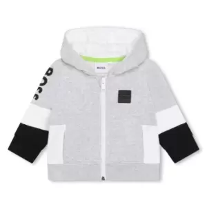 Boss Boss Large Logo Zip Hoodie Infant Boys - Grey